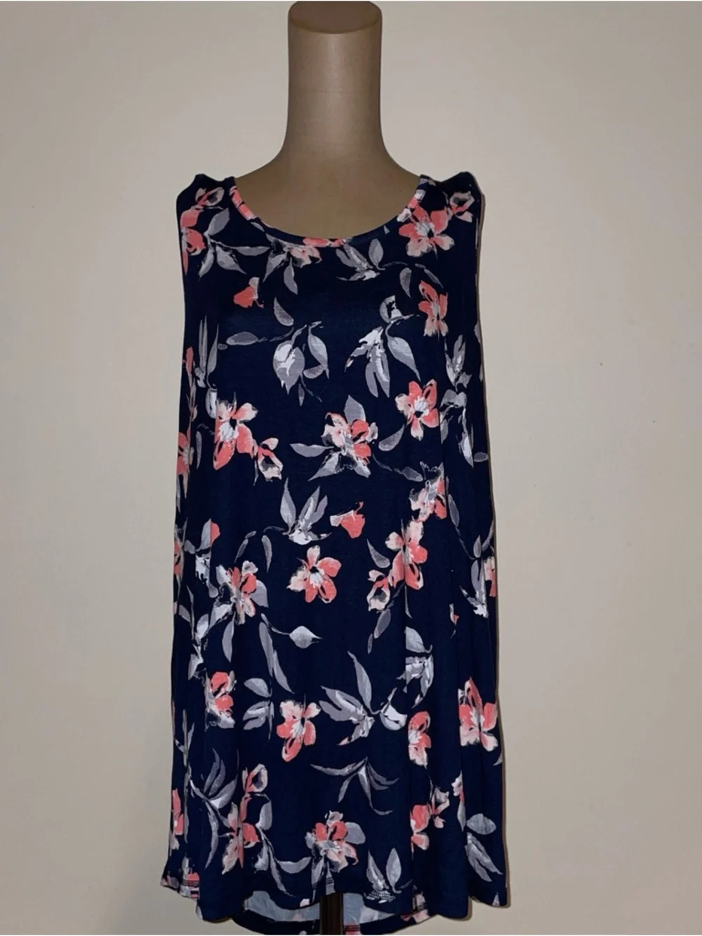 Lane Bryant Navy Floral Cropped Pants‎ W/matching top 22/24 NWT